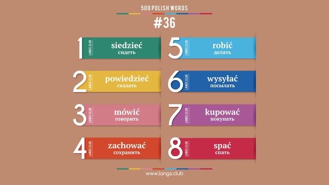 #36 - ПОЛЬСКИЙ ЯЗЫК - 500 основных слов. Изучаем польский язык самостоятельно смотреть онлайн
