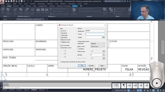 Criando carimbo/legenda ABNT do modelo Zootecnia.dwt (NBR16752:2020) no AutoCAD смотреть онлайн