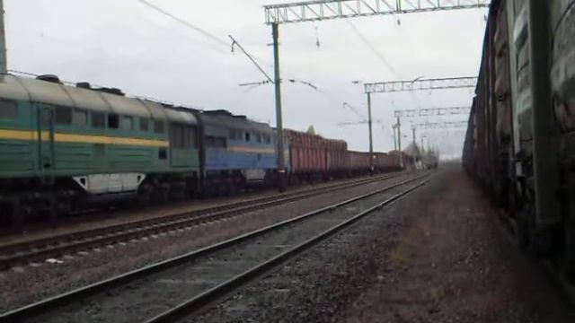 Станция Ровеньки. Электровоз ВЛ8 - 1343. смотреть онлайн