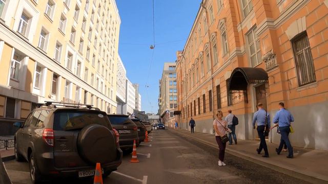 Улица Малая Лубянка | Прогулки по центру Москвы смотреть онлайн