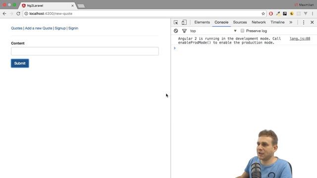 SENDING THE JWT WITH ANGULAR Laravel + Angular 2 Vue js 2 смотреть онлайн