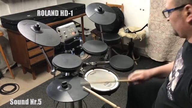 Roland HD-1 ... electronic drum kit смотреть онлайн