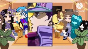 Реакция моих персонажей на Джо Джо//My characters' reactions to Jo Jo