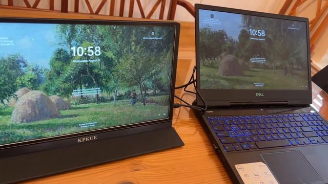 Portable Monitor KPKUE 15.6inch FHD 1080P USB смотреть онлайн