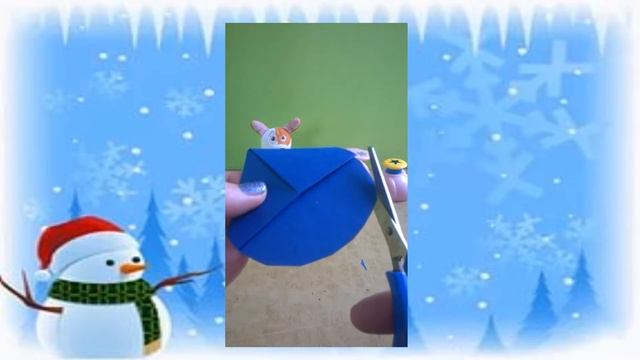 Оригами Снеговик Quilling Оrigami Snowman Елочка Закладки Поделки из бумаги Как сделать смотреть онлайн