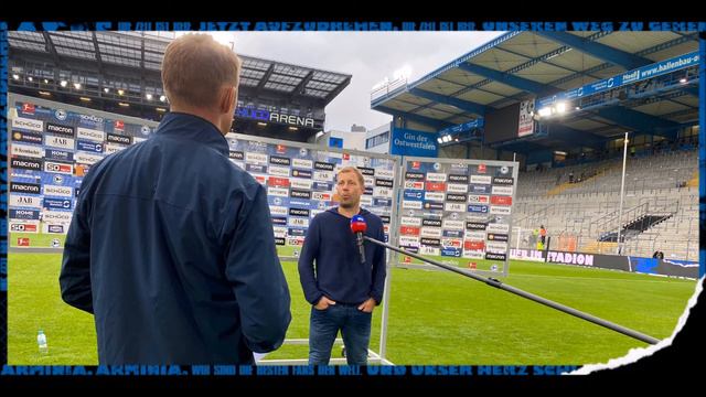 Arminia Bielefeld - Eintracht Frankfurt 1:1 Ulrich Zwetz Interview Frank Kramer смотреть онлайн