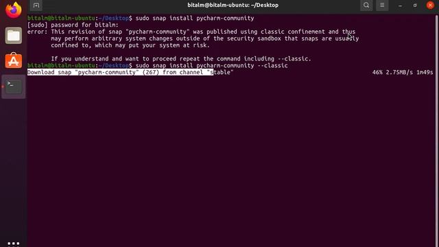Setting up PyCharm IDE on Linux Ubuntu смотреть онлайн