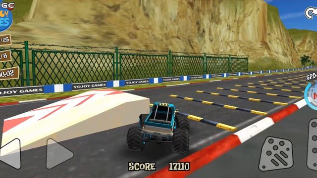 Monster Truck Racing Xtreme Destruction Stunt LV1 9 4x4 Monster Car Game - Android Gameplay #1 смотреть онлайн