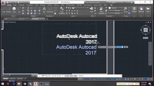AUTOCAD 32-DARS. TEXT, GROUP, (UNGROUP) AND ISOLATE смотреть онлайн