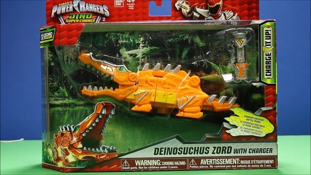 New Power Rangers Dino Super Charge - Deinosuchus Zord Vs T-Rex Jurassic World Unboxing - WD Toys смотреть онлайн