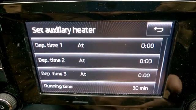 Skoda Octavia 3 - Webasto auxiliary heating settings overview - pregled nastavitev Webasto ogrevanj смотреть онлайн