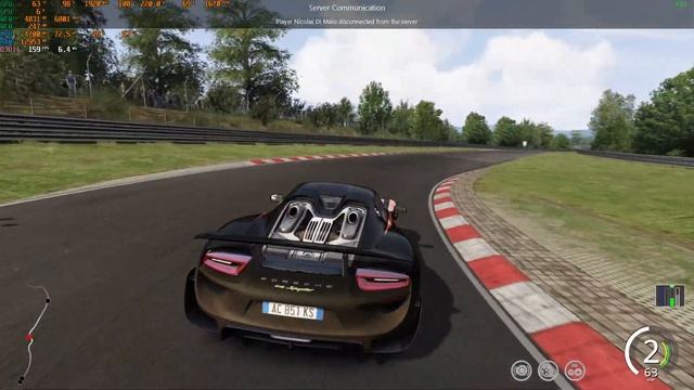 PORSCHE 918 SPYDER - Assetto Corsa | Nordschleife Tourist | Logitech G29 + Shifter смотреть онлайн