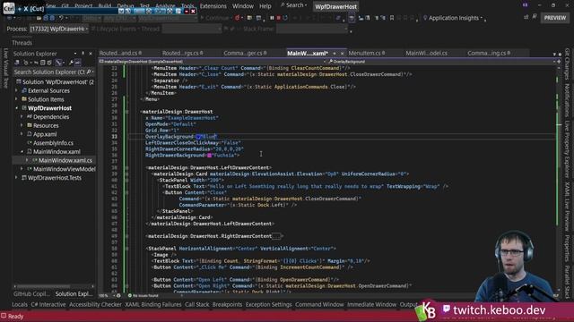 C#/WPF - Material Design in XAML - DrawerHost смотреть онлайн