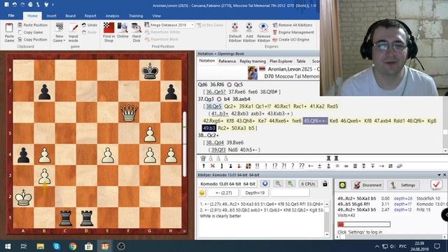 Шахматы-Stockfish 10 vs Komodo 13-какой движок лучше? смотреть онлайн