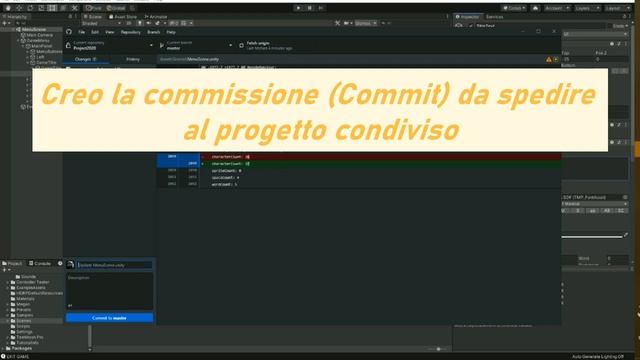 Unity e GIT - inviare un commit con Git Desktop смотреть онлайн