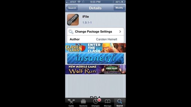 Opening .Zip files with iFile смотреть онлайн