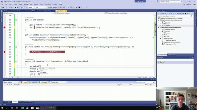 Building custom XAML control panels. смотреть онлайн