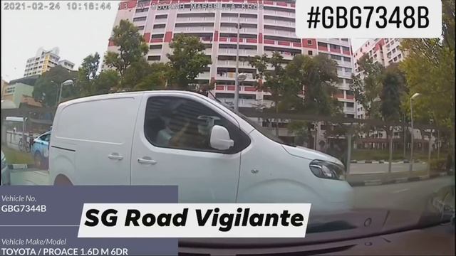 24feb2021 teck Whye polyclinic #GBG7344B toyota proace cutting queue & snatch parking from camcar смотреть онлайн