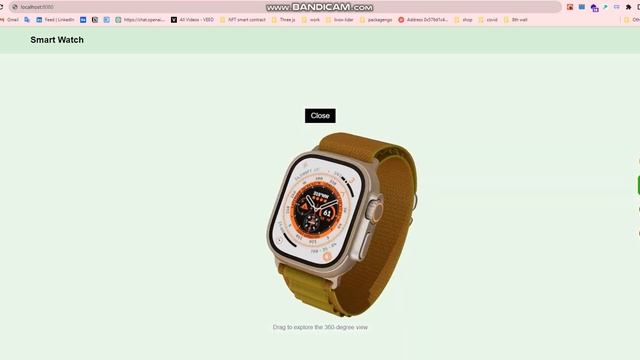 3d configuration smart watch using react three fiber , webgl , canvas , GLSL смотреть онлайн