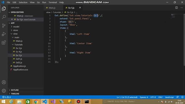 (#5) How to use Hbox Layout in ExtJs смотреть онлайн