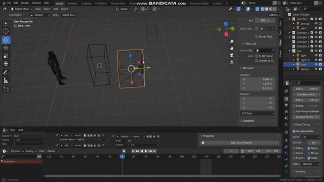 [UPBGE 3.0 ]Test a Breaking brick in third person project смотреть онлайн