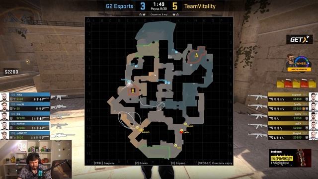 ⚡РАЗБОР ИГРЫ G2 - VITALITY ANUBIS (CS:GO) смотреть онлайн
