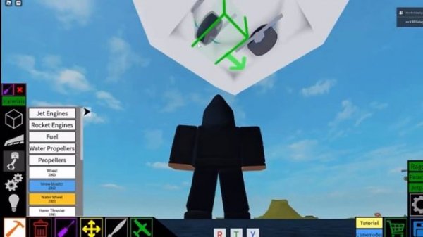 Roblox- Plane Crazy [Tutorial] How To Build A Working U.F.O