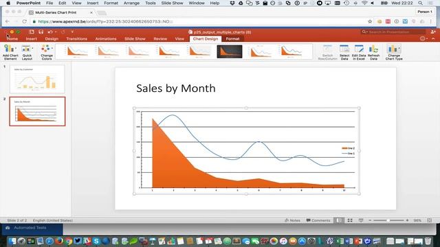 AOP Export Charts to PPT смотреть онлайн