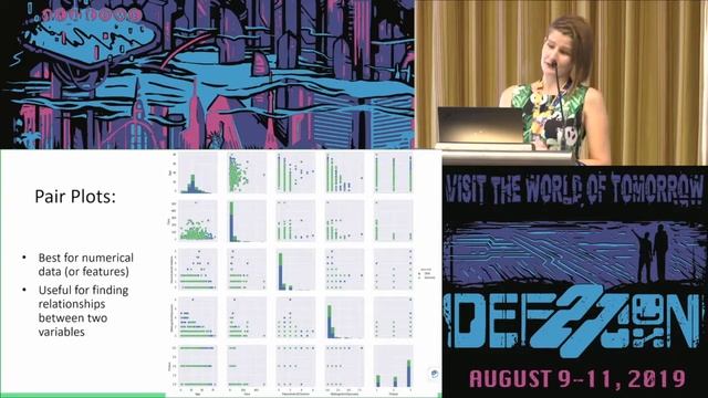 Data Analysis Exploratory Python | Lauren Putvin Why and How in Python DEF CON 27 AI Village смотреть онлайн