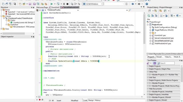 Servidor DataSnap REST usando Delphi. Tips de Compatibilidad RESTFull. смотреть онлайн