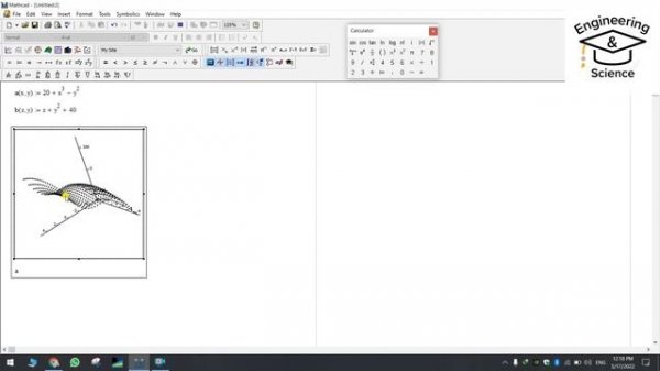 Tutorial 5: 3D Plot Using MathCad | 3D Graph By MathCad