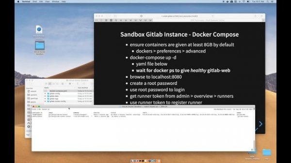 GitLab Docker Sandbox - Instance + Runner