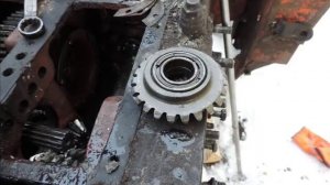 Разборка КПП Т-40