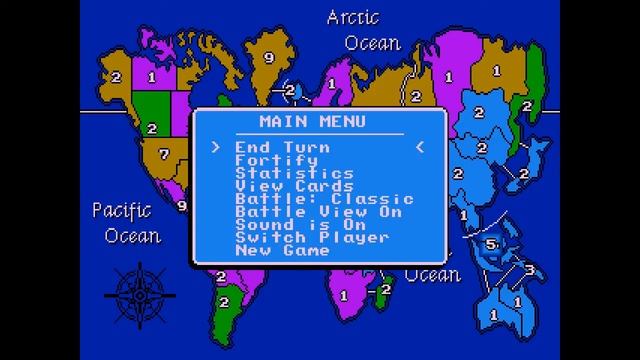 Risk ... (Sega Genesis) Gameplay