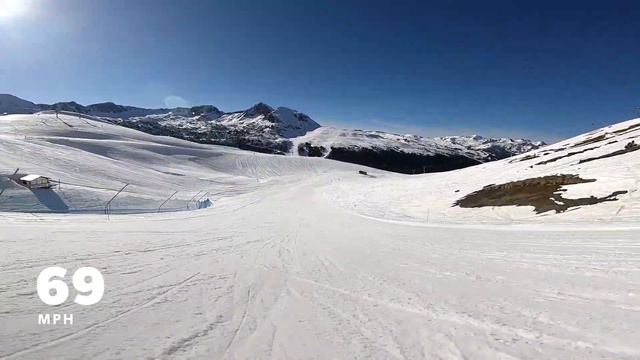 114 км/ч на горных лыжах, Андорра 2020 смотреть онлайн