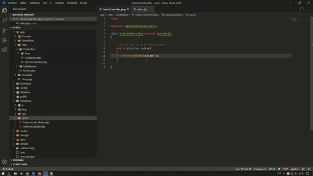 CURSO LARAVEL 5.8 CAP 5 | CONTROLADORES смотреть онлайн