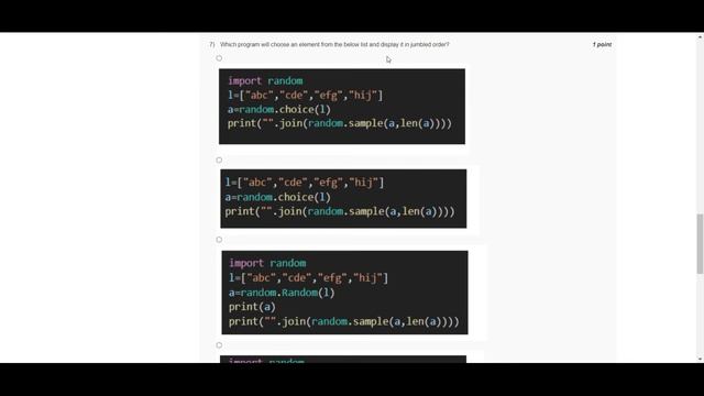 The Joy of Computing using Python | NPTEL | Week 4 | assignment solution 4 | 2021 смотреть онлайн