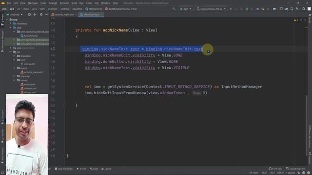 Class 22 - Finishing Up Add Nick Name Logic | Android App Development Complete Course In Hindi смотреть онлайн