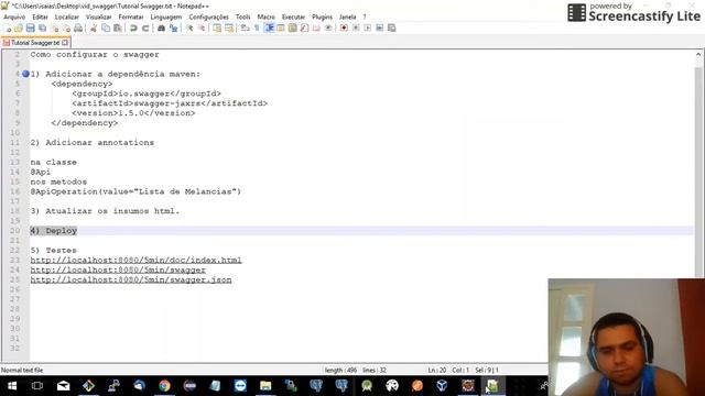 Configurando Swagger em sua Java 8 REST API смотреть онлайн