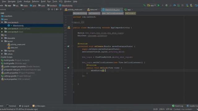 Android Custom Alert Dialog with Login Form || Android Studio Tutorial || Custom Alert Dialog смотреть онлайн