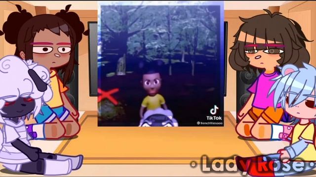 // Amanda the adventure and Dora the Explorer // React to video tik tok смотреть онлайн