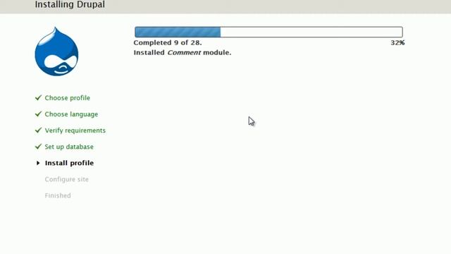Установка Drupal 7 часть 2 смотреть онлайн