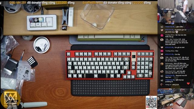 [VIE/ENG] Build stream: Qwertykeys QK100 with Keygeek Raw switch смотреть онлайн