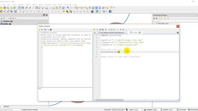 QGIS Python (PyQGIS) - Clip Vector Layers смотреть онлайн