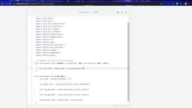 Day 2 : Operators: Hacker Rank: Kotlin: Beginners смотреть онлайн