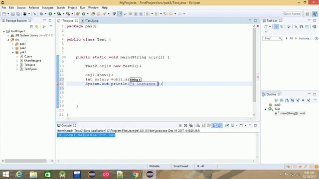 Java OOP #29: Variable Types-2 смотреть онлайн