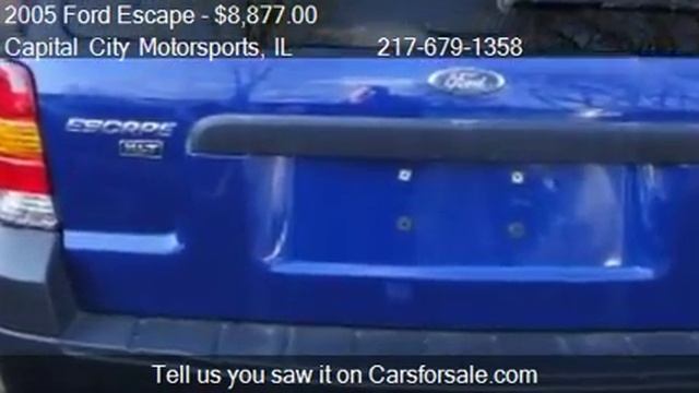 2005 Ford Escape XLT 2WD 2.3L - for sale in Springfield, IL смотреть онлайн