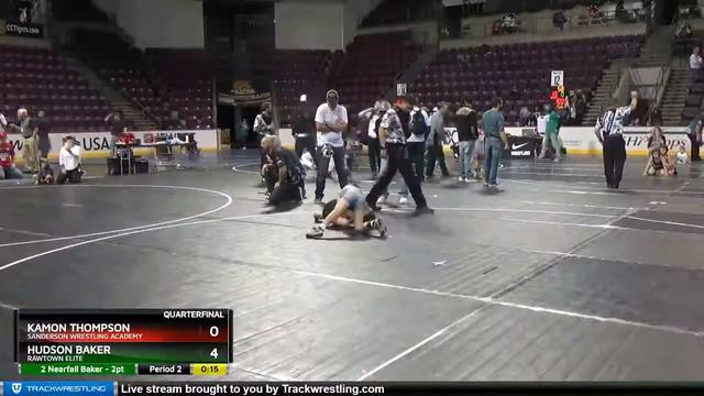 10U 63 Kamon Thompson Sanderson Wrestling Academy Vs Hudson Baker Rawtown Elite смотреть онлайн