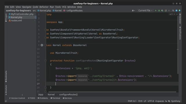 Symfony 6 - How to create routes using PHP format? смотреть онлайн