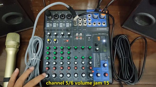 TEST CHANNEL STEREO L&R PAKAI DUA MIC SEKALIGUS DAN CHANNEL MONO DI MIXER YAMAHA MG10XU смотреть онлайн